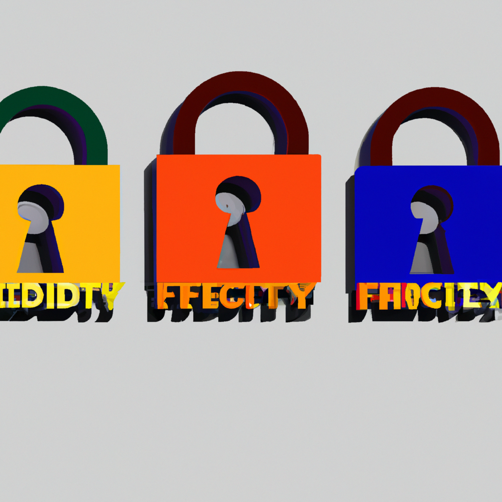 Lock and shield icon in kid-friendly colors